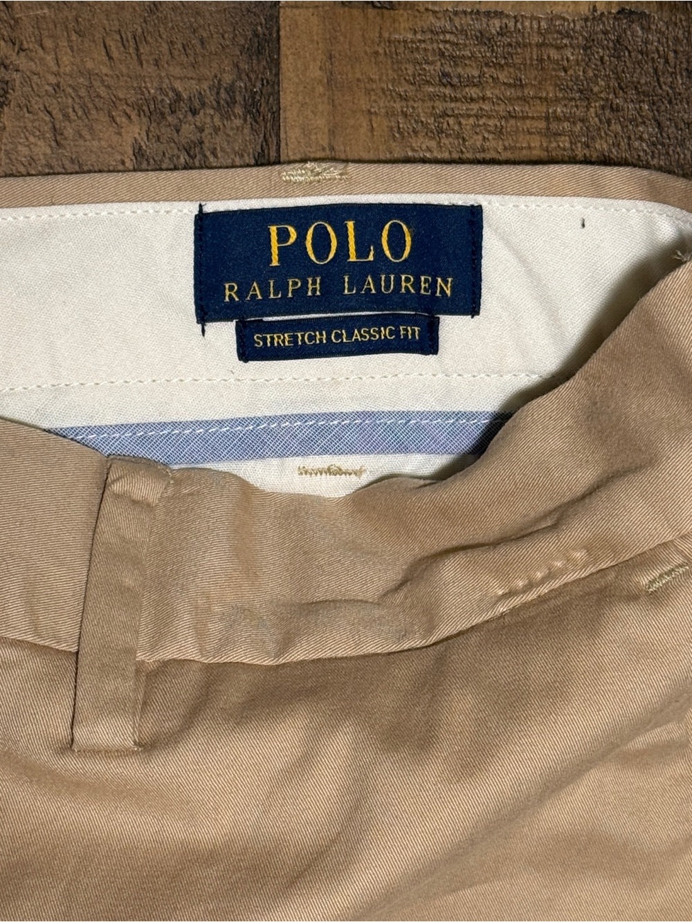 Polo Ralph Lauren Men’s 35W Stretch Classic Fit 9” Khaki Shorts - Picture 9 of 13
